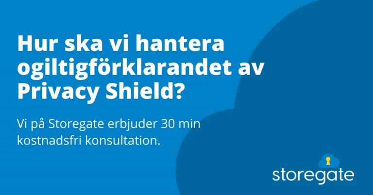 Hur ska vi hantera ogiltigförklarandet av Privacy Shield?