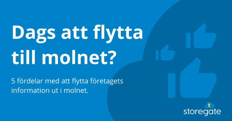 5 fördelar med molnet