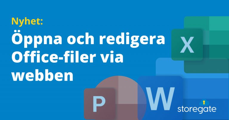 Nyhet - Öppna och redigera Office-filer via webben