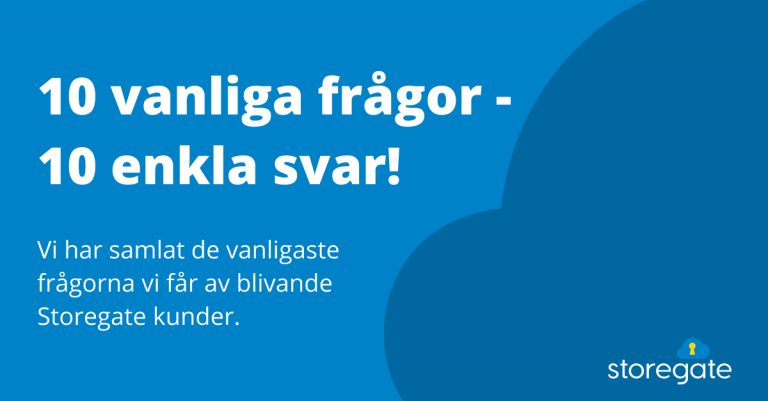 10 vanliga frågor - 10 enkla svar