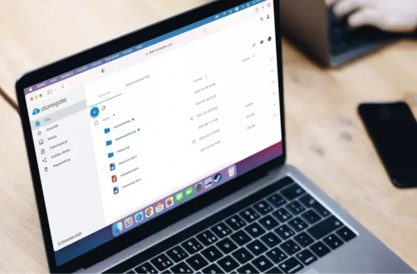 Storegates nordiske skytjeneste for offentlige virksomheter. Arbeid med filer på en GDPR-sikker måte på nettet.