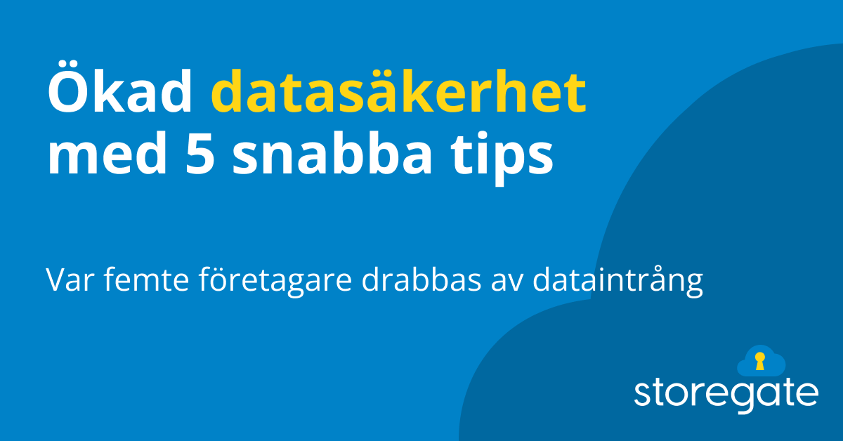 Okad datasakerhet
