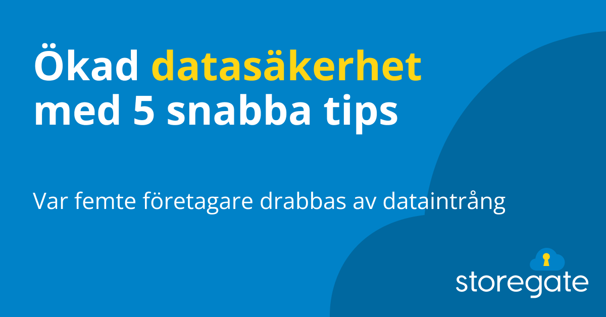 Ökad datasäkerhet