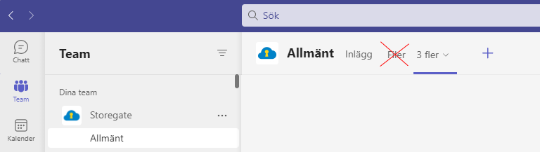 Microsoft Teams filer flik