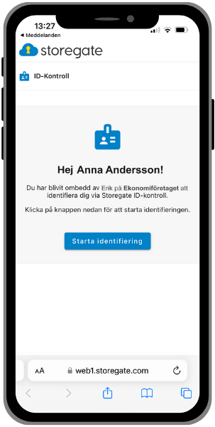 ID-kontroll på distans sms